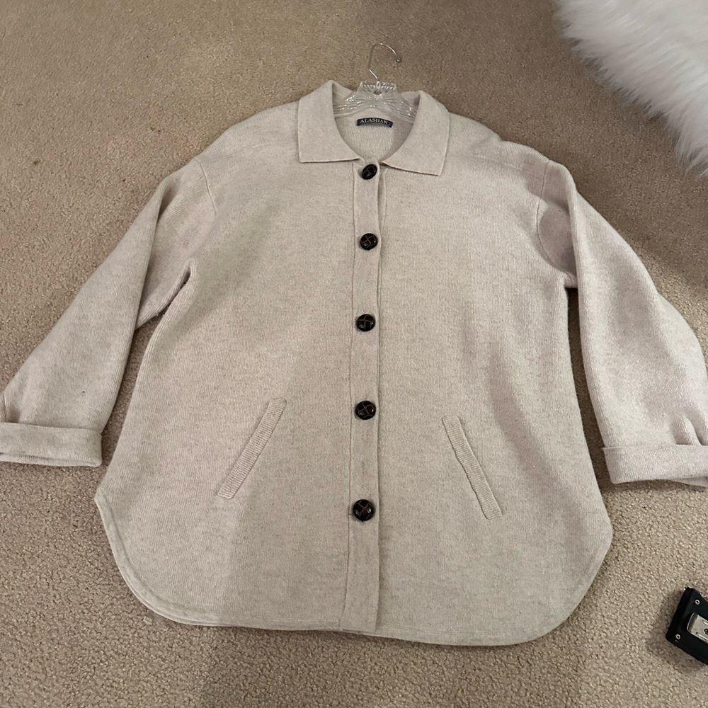 Cream Button-Up Jacket